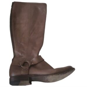 Frye brown long harness riding boots size 9